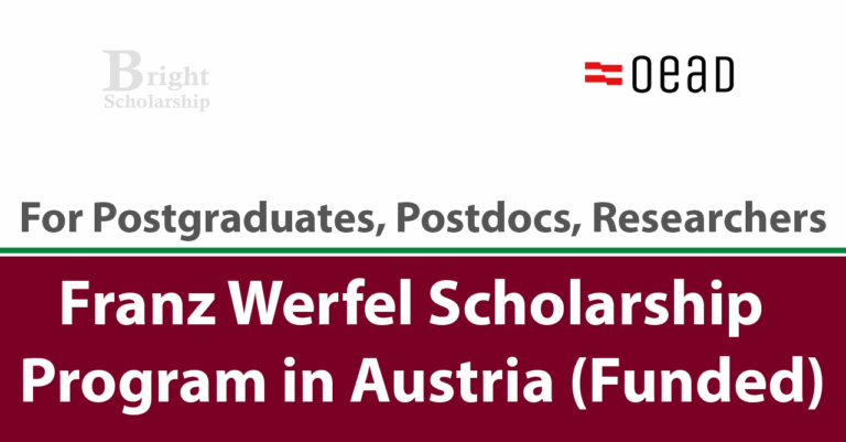 Franz Werfel Scholarship Program 2027 in Austria (Funded)