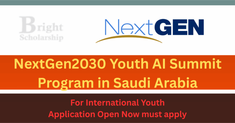 NextGen2030 Youth AI Summit 2026 in Saudi Arabia for International Youth (Fully Funded)