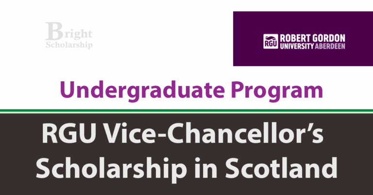Robert Gordon University Vice Chancellors Scholarship 2027 in Scotland (Funded)