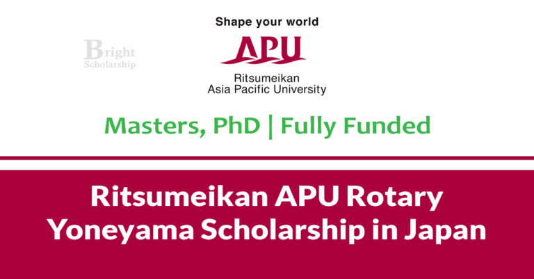 Ritsumeikan APU Rotary Yoneyama Scholarship 2027 in Japan (Fully Funded)