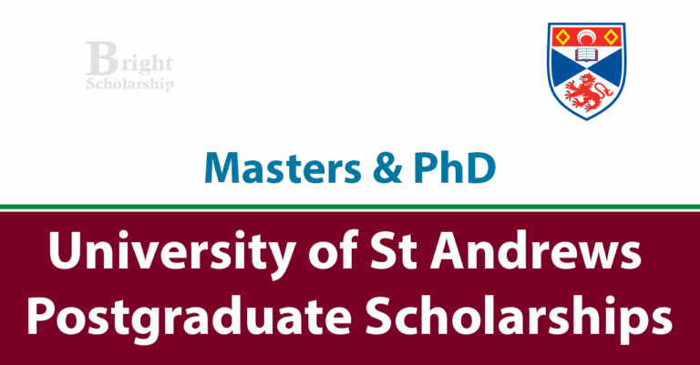 University of St Andrews Postgraduate Scholarships 2027 in Scotland (Funded)