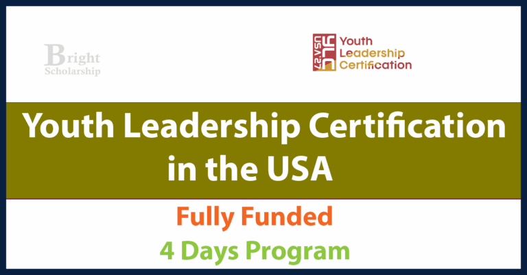 Youth Leadership Certification 2027 in USA (Fully Funded)