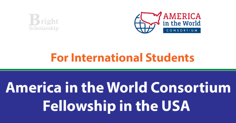 America in the World Consortium Fellowship 2027 in USA (Funded)