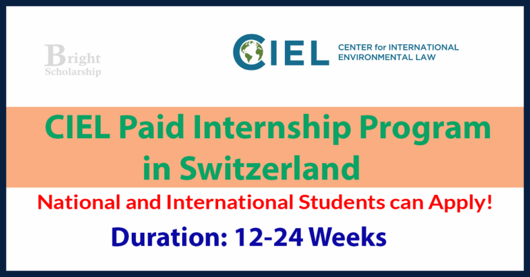CIEL Internship Program 2027 in Switzerland (Paid)