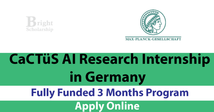 CaCTüS AI Research Internship 2027 in Germany (Fully Funded) CaCTüS AI Research Internship 2027 in Germany (Fully Funded)