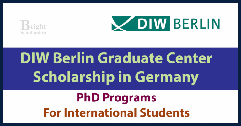 DIW Berlin Graduate Center PhD Scholarship 2027 in Germany (Funded)