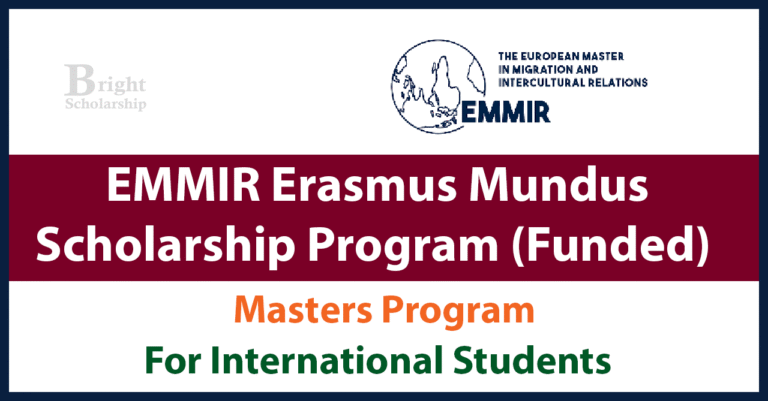Erasmus Mundus EMMIR Scholarship 2027 (Funded)