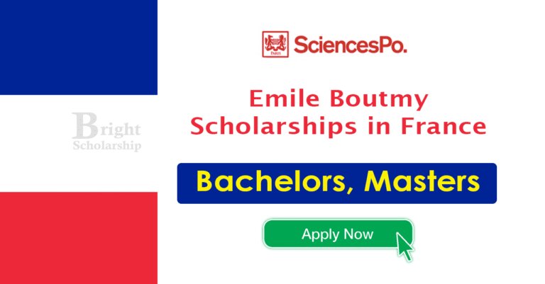 Emile Boutmy Scholarships 2027 in France (Funded)