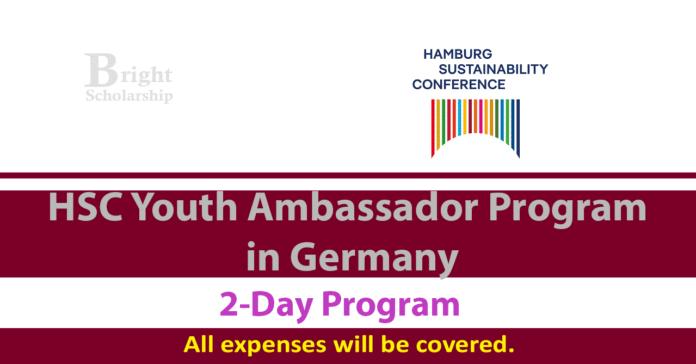 HSC Youth Ambassador Program 2027 in Germany (Fully Funded)