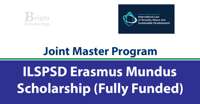 Erasmus Mundus ILSPSD Scholarship 2027 in Europe (Fully Funded)