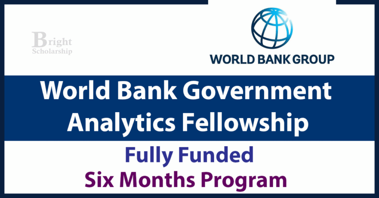 World Bank Government Analytics Fellowship 2027 (Fully Funded)